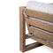 Armen Living Paradise Outdoor Light Eucalyptus Wood Lounge Chair with Gray Cushions LCPRCHLALT - alternate 5